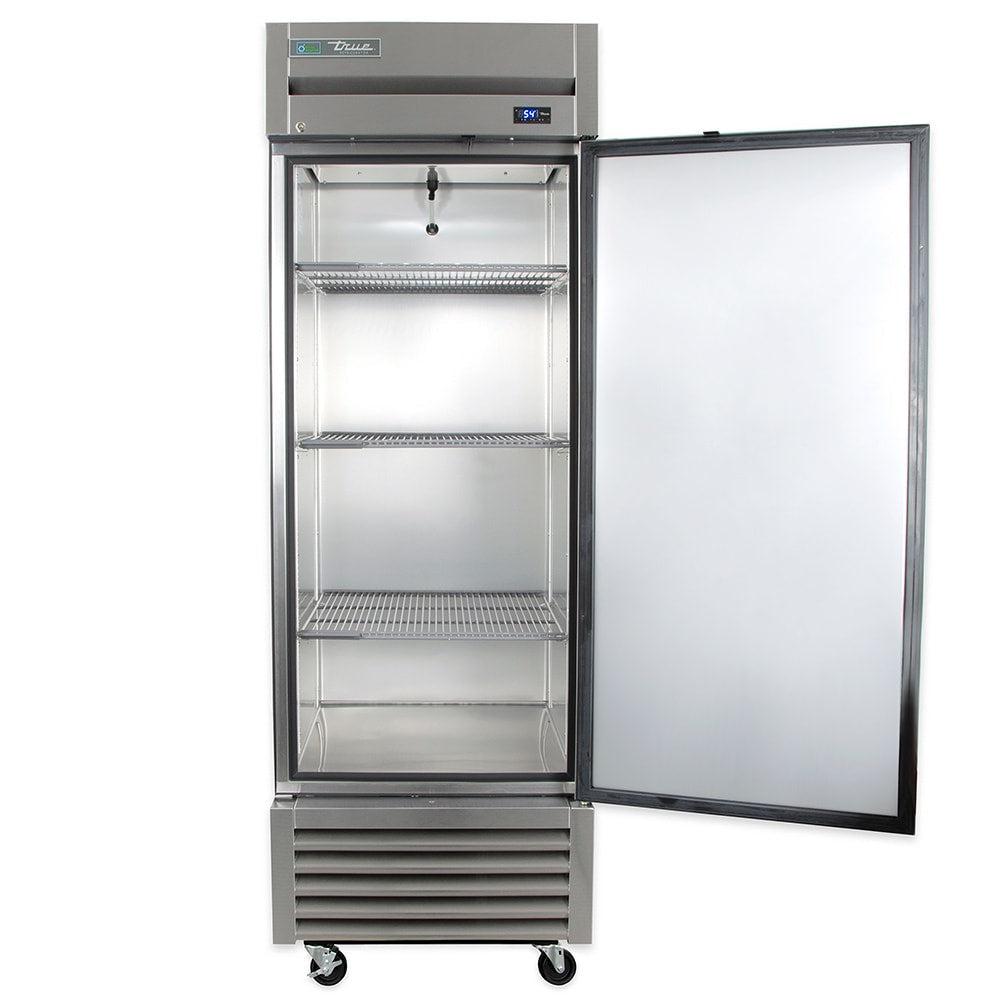 TRUE T-23-HC Refrigerador Vertical 1 Puerta Solida Iluminacion Cuerpo Acero Inoxidable Gris - - true - King Star