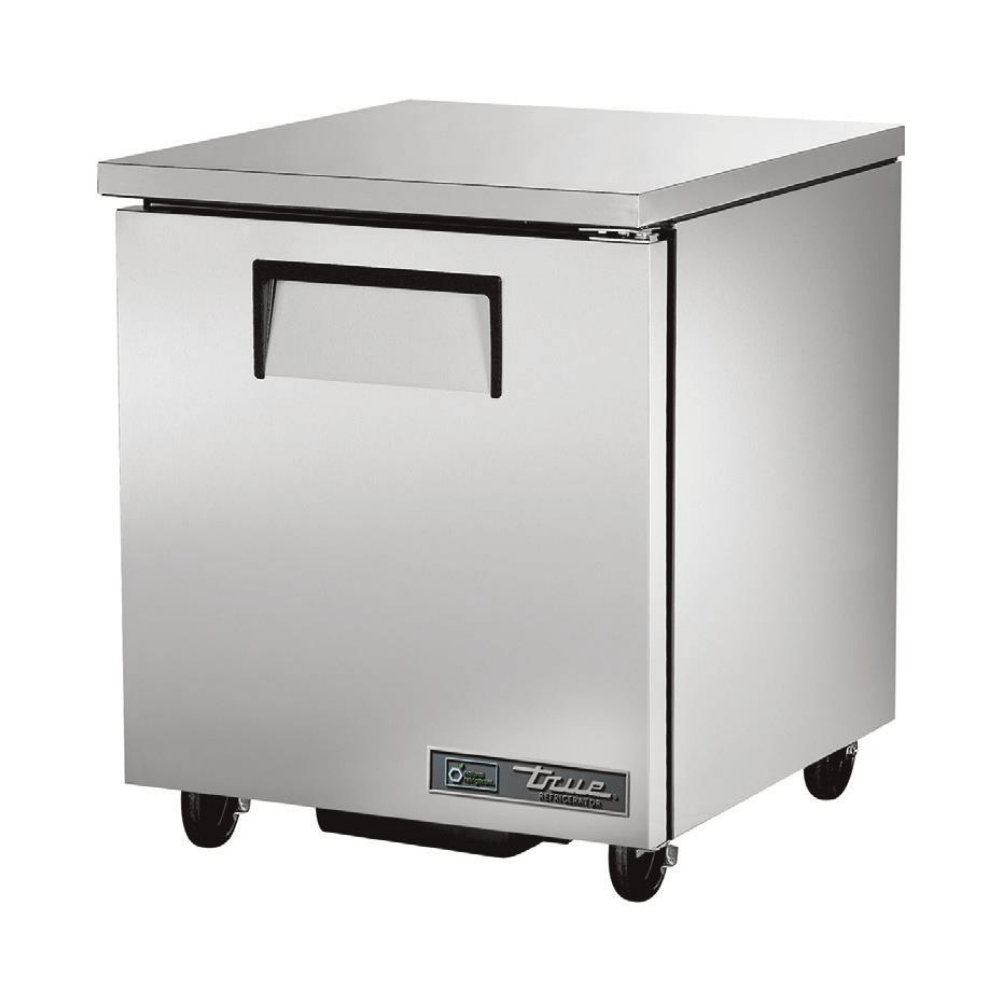 TRUE TUC-27-HC Mesa Refrigerada Bajo Barra 1 Puerta Solida Acero Inoxidable Gris - - True - King Star