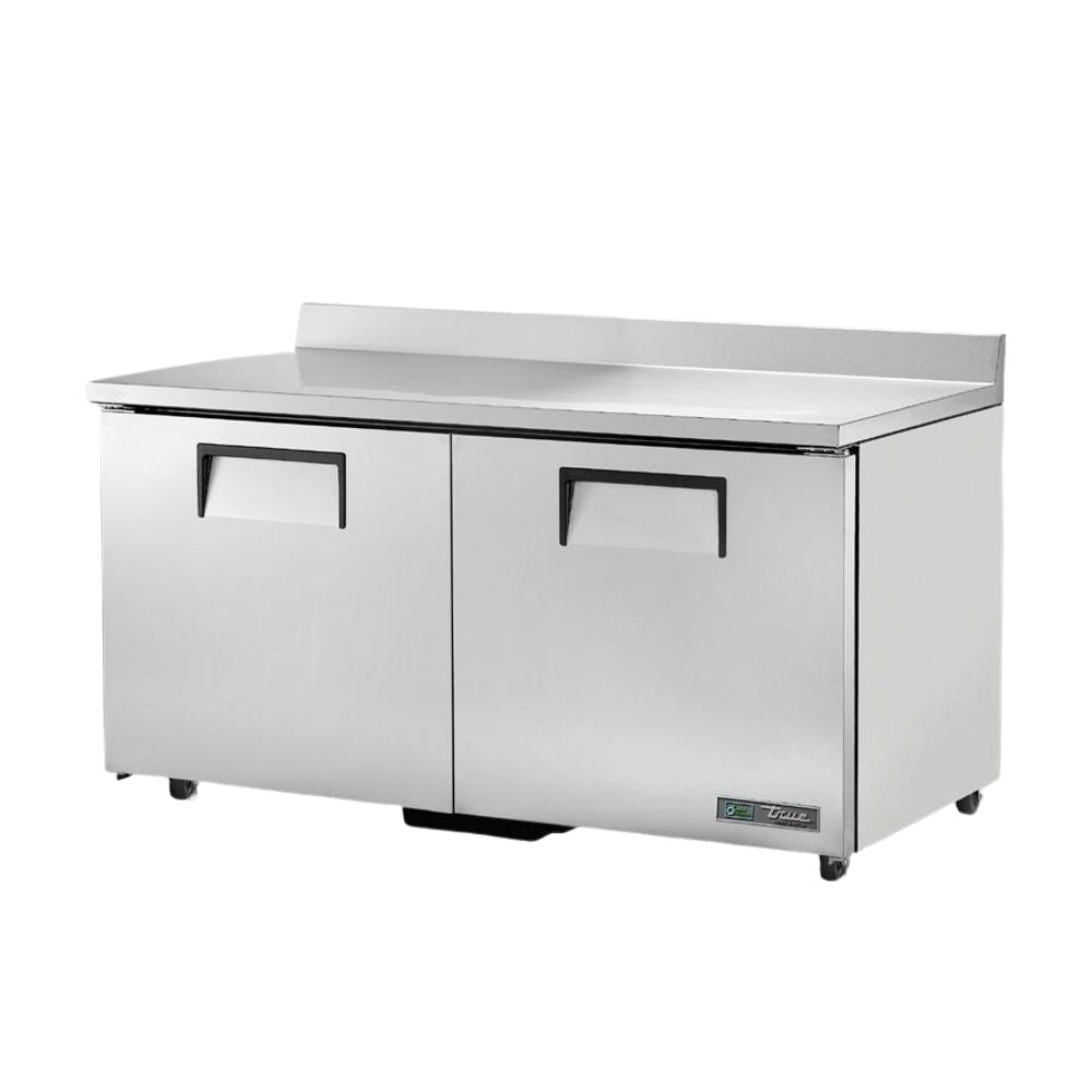 TRUE TWT-60-HC Mesa Refrigerada 2 Puertas Solidas Acero Inoxidable Gris - - True - King Star
