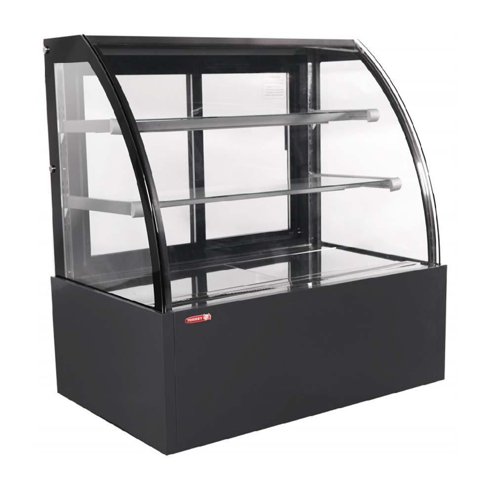 Torrey VFG-120C Vitrina Full Glass Vidrio Curvo Panorámica 225 lt 120 cm - Vitrinas / Exhibidores - Torrey - King Star