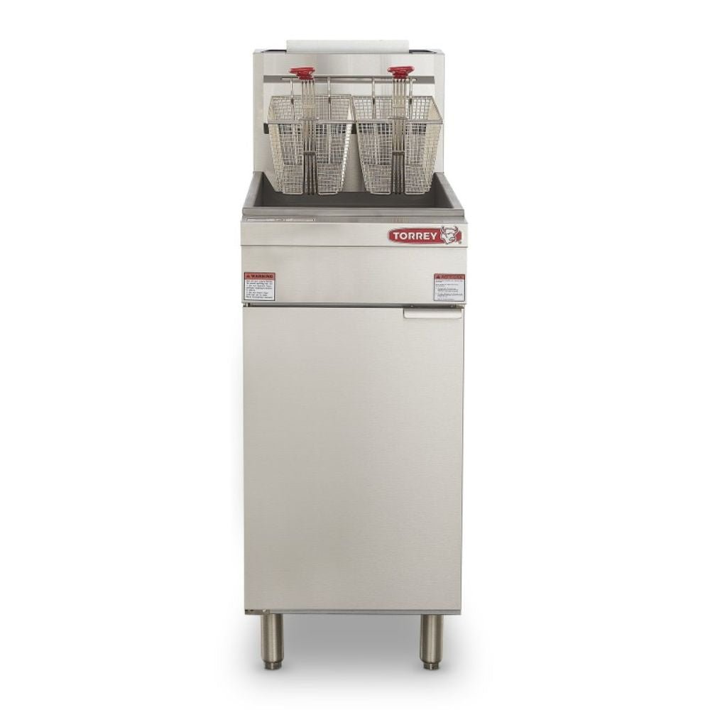 Torrey FRT-20G CQFRG020027 Freidora Gas 20 Litros Acero Inoxidable - - Torrey - King Star