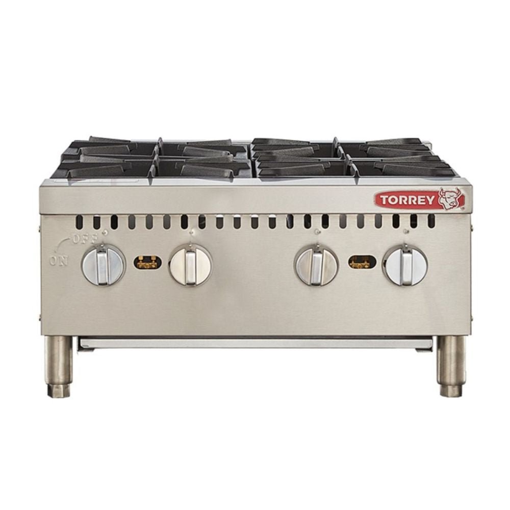 Torrey PAT-4QG CQPAG004030 Parrilla Gas 4 Quemadores Acero Inoxidable - - Torrey - King Star