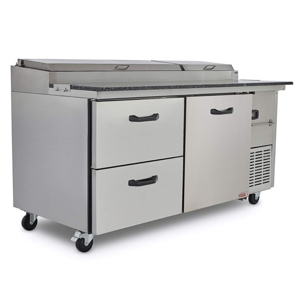 Torrey PTP21 PTMF-0002 Mesa Refrigerada Pizza 1 Puerta 9 Insertos 171 cm - Mesa Fría - Torrey - King Star