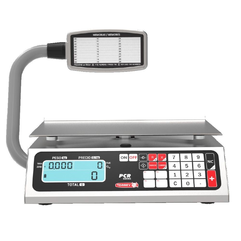 Torrey Pcr-40-T Bascula Multifuncional Display Cuarzo Liquido 40 Kg - Báscula - Torrey - King Star