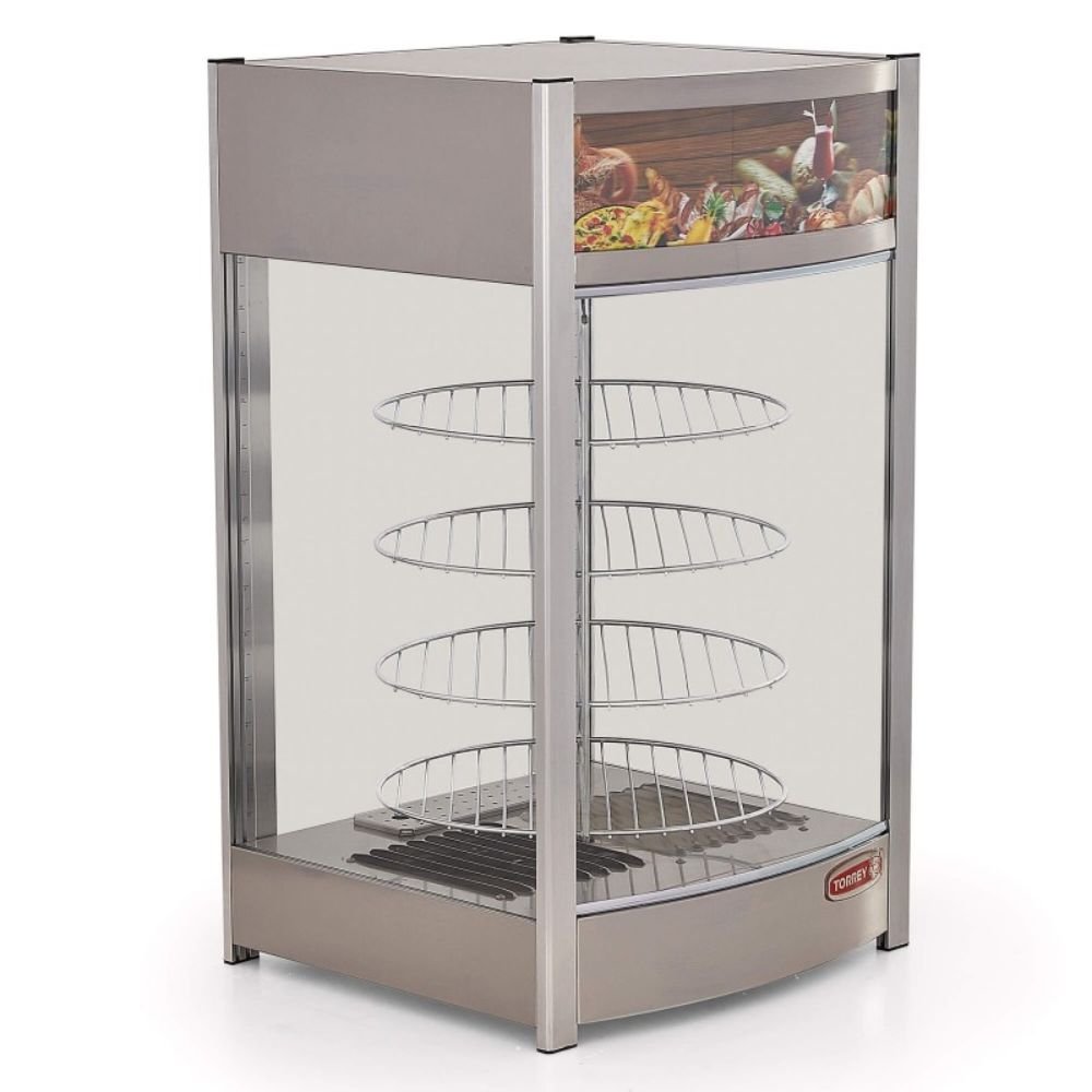 Torrey Vcg-46/97 Cvvcm046001 Vitrina Caliente Pizza Multinivel Giratoria 360 46 cm - Vitrinas Calientes - Torrey - King Star