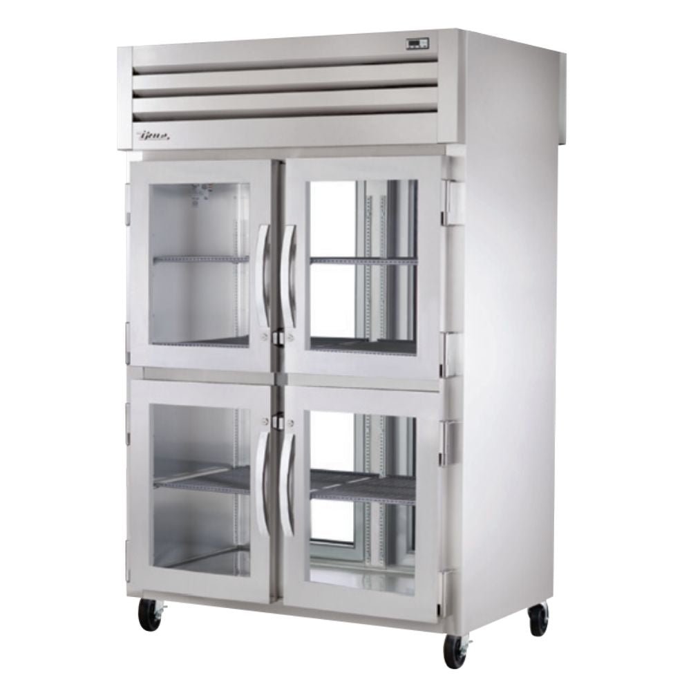 True STA2RPT-4HG-2G-HC Frigorifico Vertical 4 Medias Puertas Cristal 3 Parrillas - - True - King Star