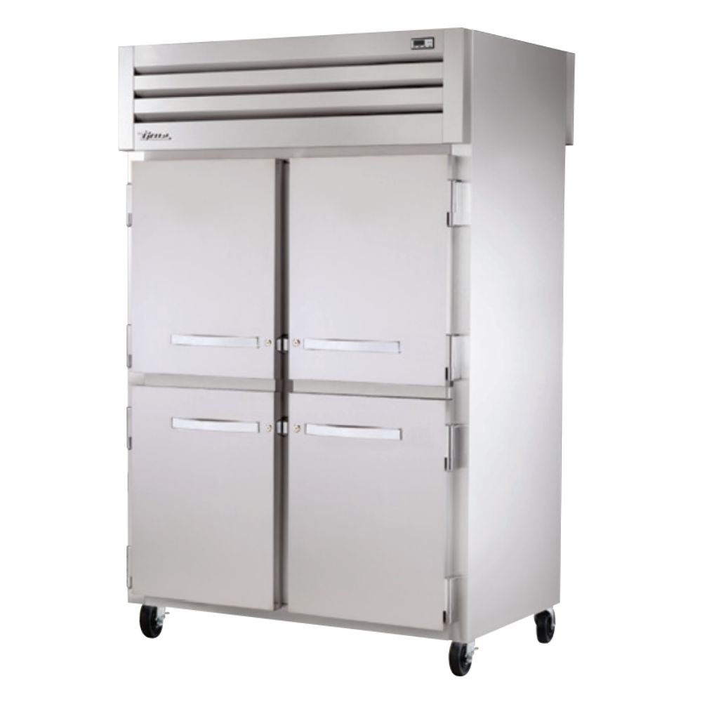 True STA2RPT-4HS-2S-HC Refrigerador Vertical 4 Medias Puertas Solidas 3 Parrillas - - True - King Star