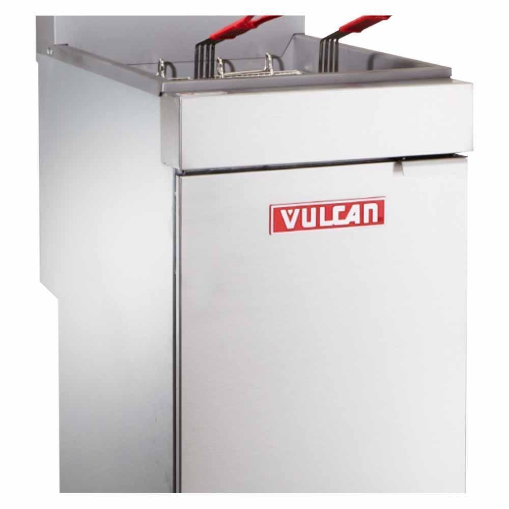Vulcan by Hobart LG300 Freidora a Gas Puerta Reforzada Acero Inoxidable - Freidores - Vulcan - King Star