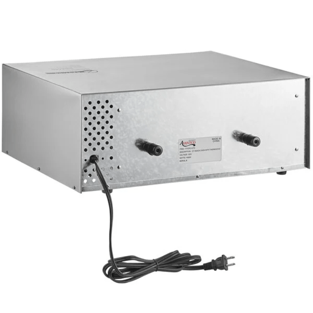 HORNO King Star CPO12TS | Horno Pizzero | Termostato Ajustable | Fácil de Limpiar | Eléctrico | Acero Inoxidable | Pizzería Casa Cafetería | Pizza Calzone Restaurante Italiano Cafetería Comedor Casa Cafetería Oficina Negocio Profesional Gourmet Uso Fácil Pizzería Comida Rápida 