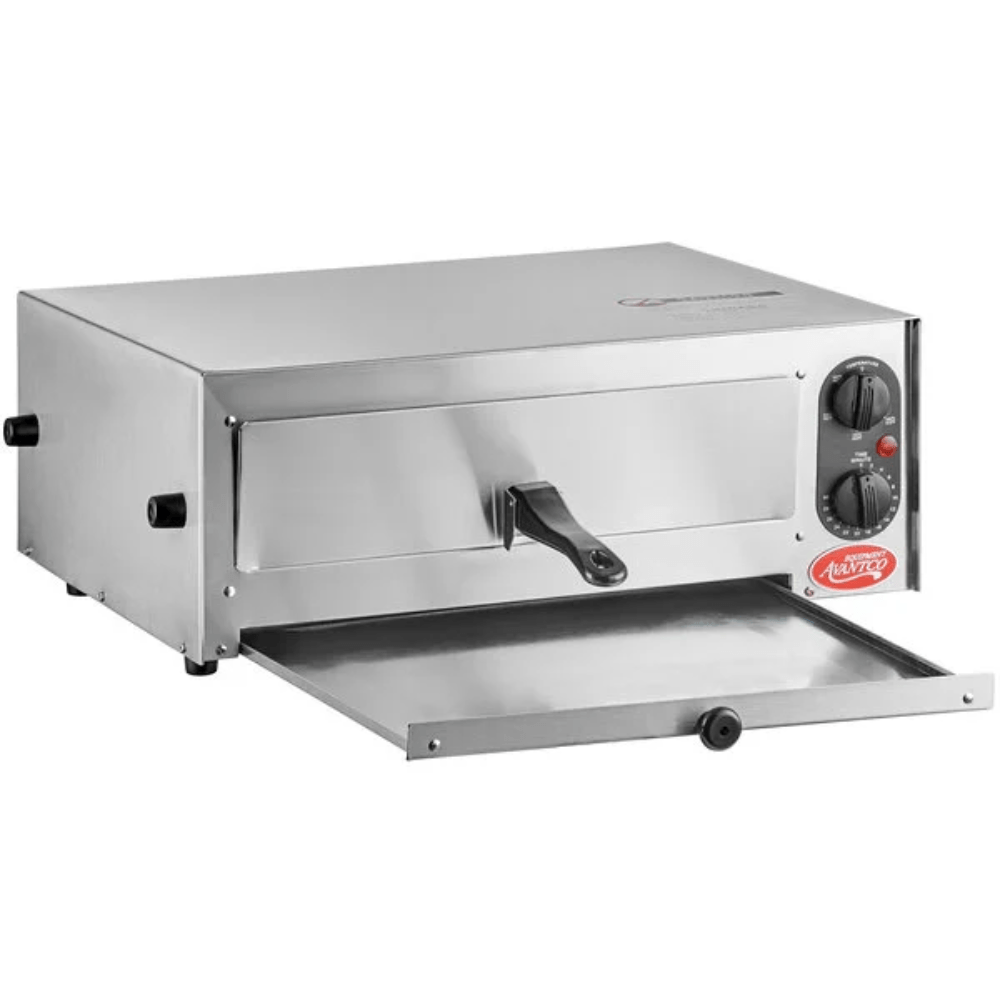 HORNO King Star CPO12TS | Horno Pizzero | Termostato Ajustable | Fácil de Limpiar | Eléctrico | Acero Inoxidable | Pizzería Casa Cafetería | Pizza Calzone Restaurante Italiano Cafetería Comedor Casa Cafetería Oficina Negocio Profesional Gourmet Uso Fácil Pizzería Comida Rápida 