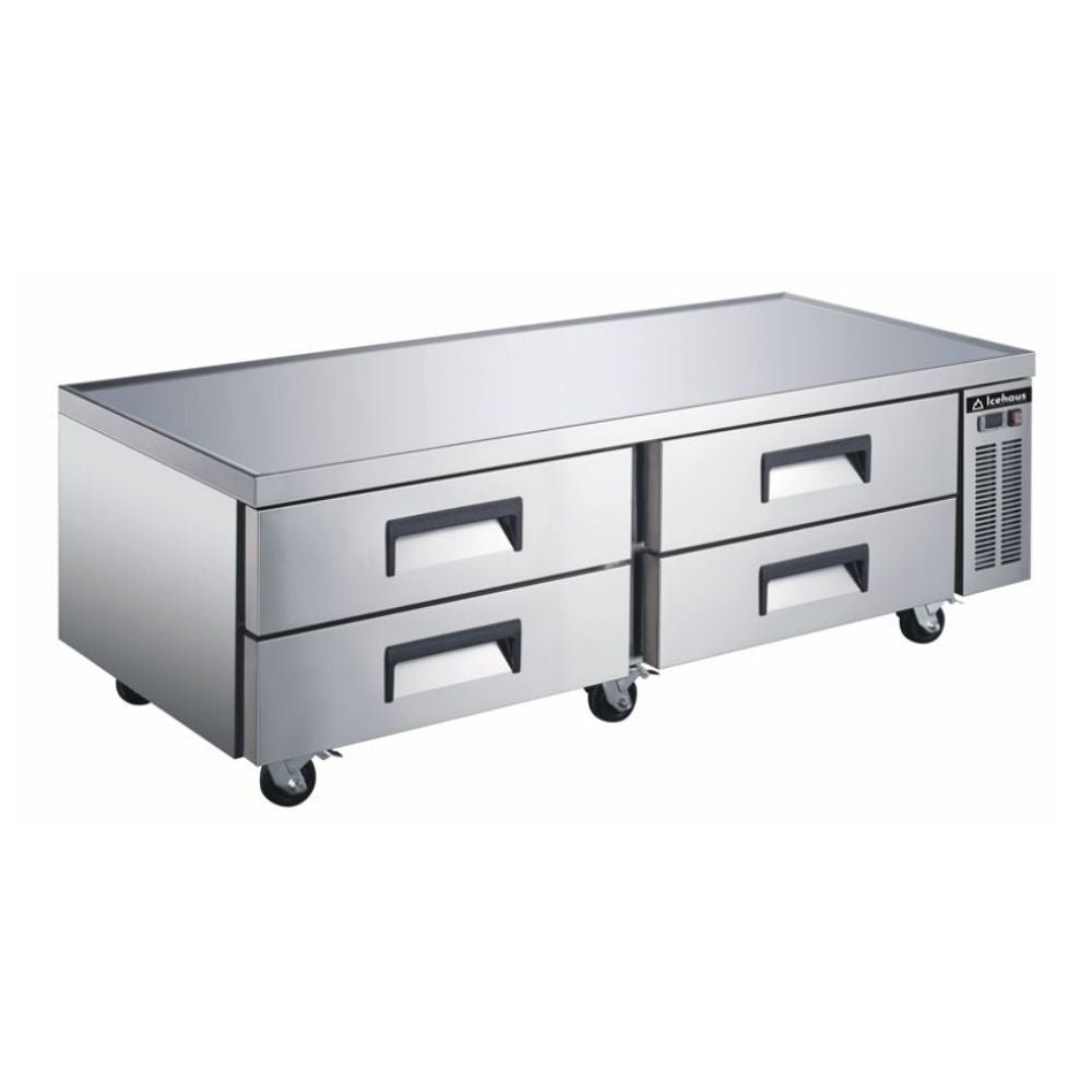 Icehaus BRM-4C-SS-01 Base Refrigerada para Modulares 4 Cajones Alimentos Frios Pescado Verduras Frutas Carnes Preparacion Alimentos Restaurante Hotel Cafeteria King StarEnvíos seguros a todo México. Cotiza hoy mismo.