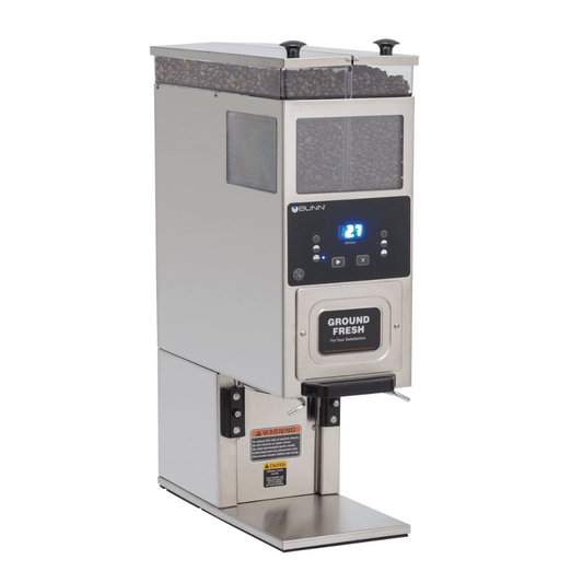 Bunn G9-2T DBC Molino Cafe 2 Tolvas 6 lb Cafe Regular Descafeinado Americano Capuchino Latte Moka Cafeteria Restaurante Bar Buffet Profesional Hotel Envíos seguros a todo México. Cotiza hoy mismo.  King Star