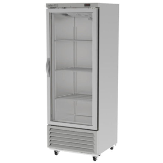 CONGELADOR ARF-17-G HC | Congelador Vertical | 1 Puerta Cristal | 17 Pies Cúbicos | 3 Parrillas | Acero Inoxidable | Restaurante Carnicería Mini Super | Congelador Vertical Puerta Cristal Luz Led Parrillas Alambrón Iluminación Led Restaurante Comida Rápida Mini Super
