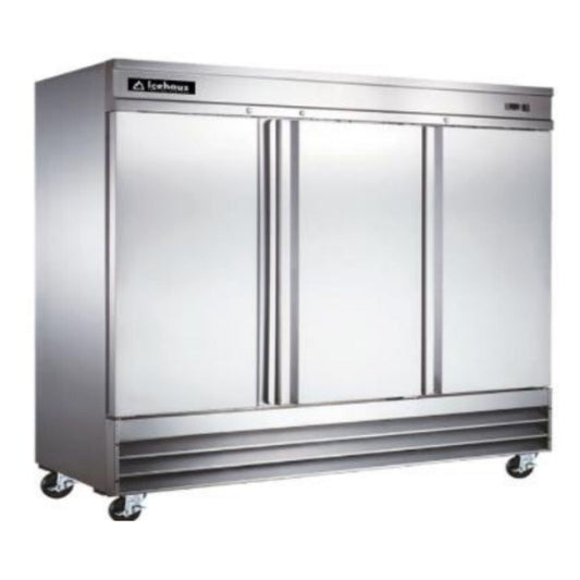 CONGELADOR ICEHAUS CV-3PS-SS-01 | Congelador 3 Puertas Sólidas | Acero Inoxidable | Restaurante Cocina Refrigeración - Congeladores Horizontales - Icehaus - King Star