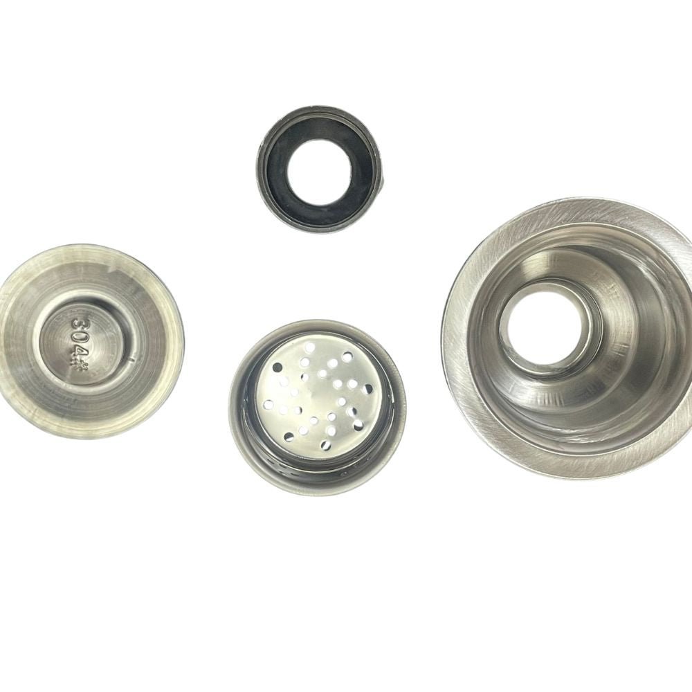 CONTRA King Star CONTRAD23 | Contra de Canasta para Tarja | Acero Inoxidable | Lavamanos Fregaderos | Contra canasta Restaurante Cocina Industrial Accesorios Para Fregadero Tarja Desalojo del Agua Impedimento de paso a Desperdicios