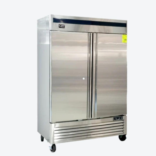 CRT RVC462P Refrigerador Conservador vertical 2 Puertas solidas 6 Parrillas Acero Inoxidable - Refrigeradores - CRT - King Star