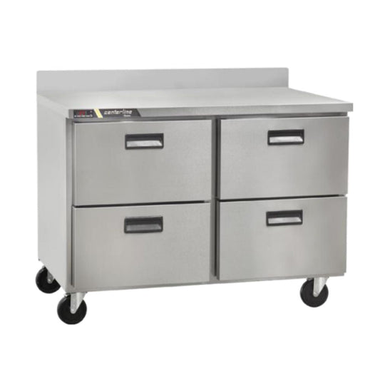 Centerline CLUC-48F-DW-WT 48” Congelador Bajo Barra Mesa Trabajo 4 Cajones 122.4 cm -  - Centerline - King Star