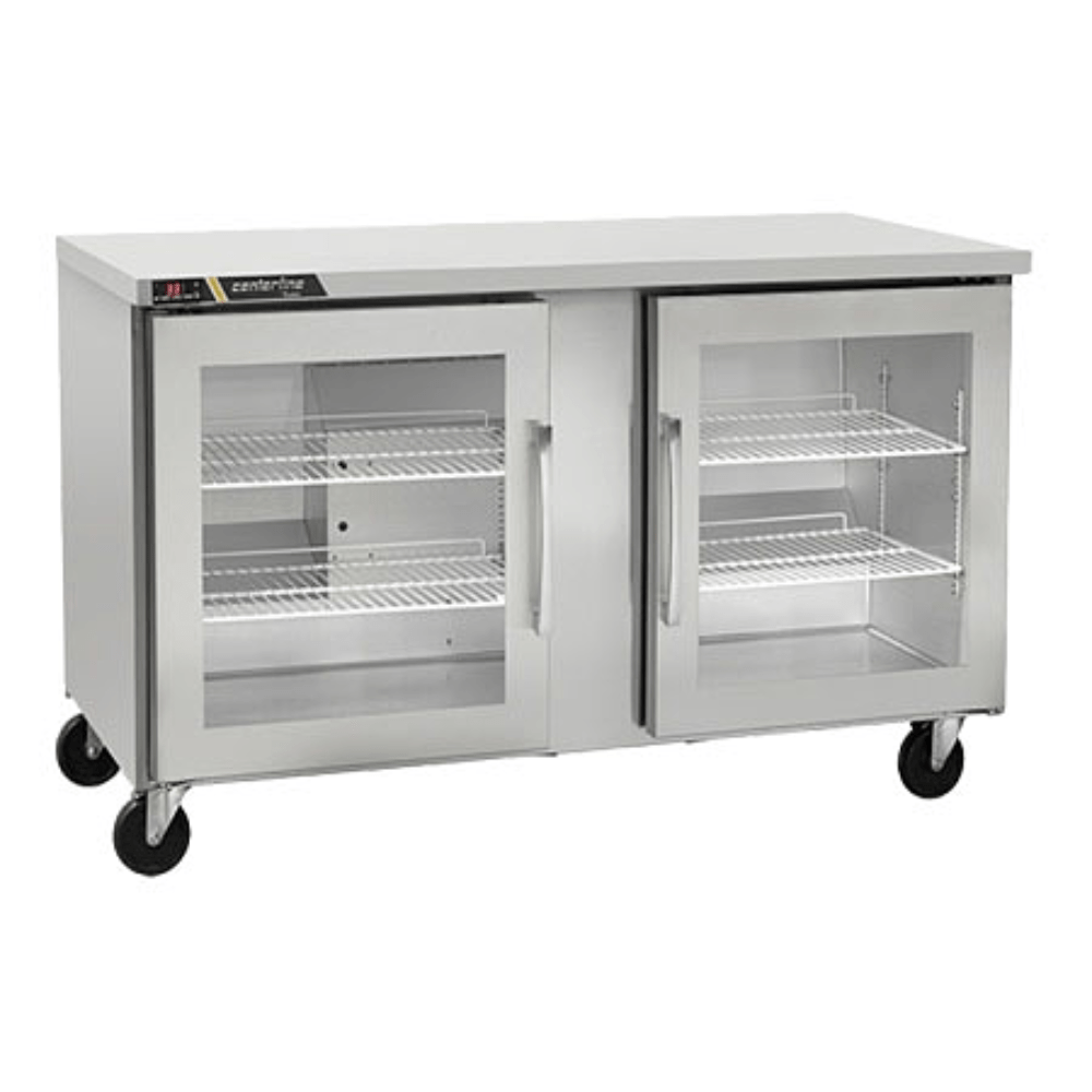Centerline CLUC-48R-GD-RR 48” Refrigerador Bajo Barra Puertas Cristal Abertura Derecha 122.6 cm frente -  - Centerline - King Star