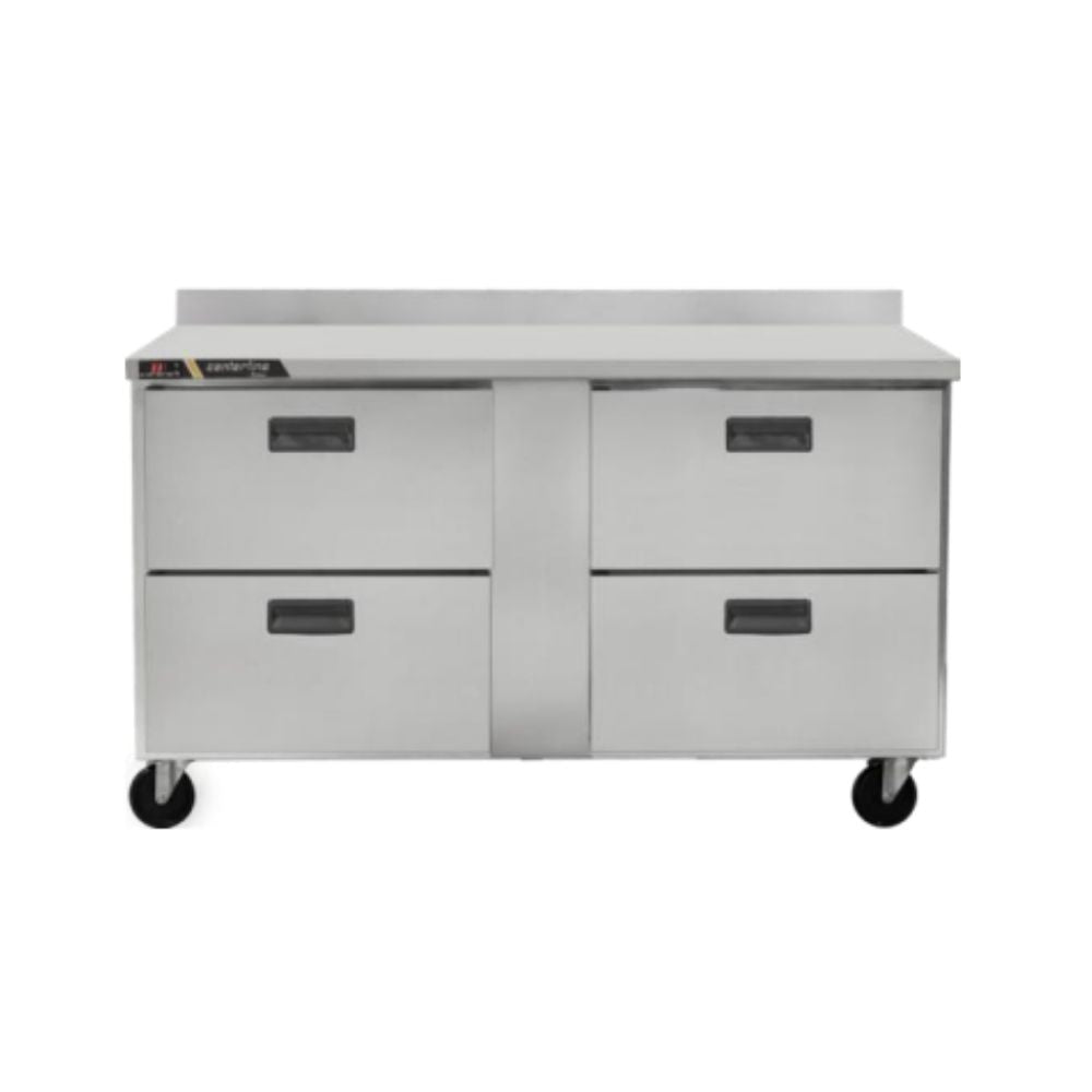 Centerline CLUC-60F-DW-WT 60” Congelador Bajo Barra Mesa Trabajo 4 Cajones -  - Centerline - King Star