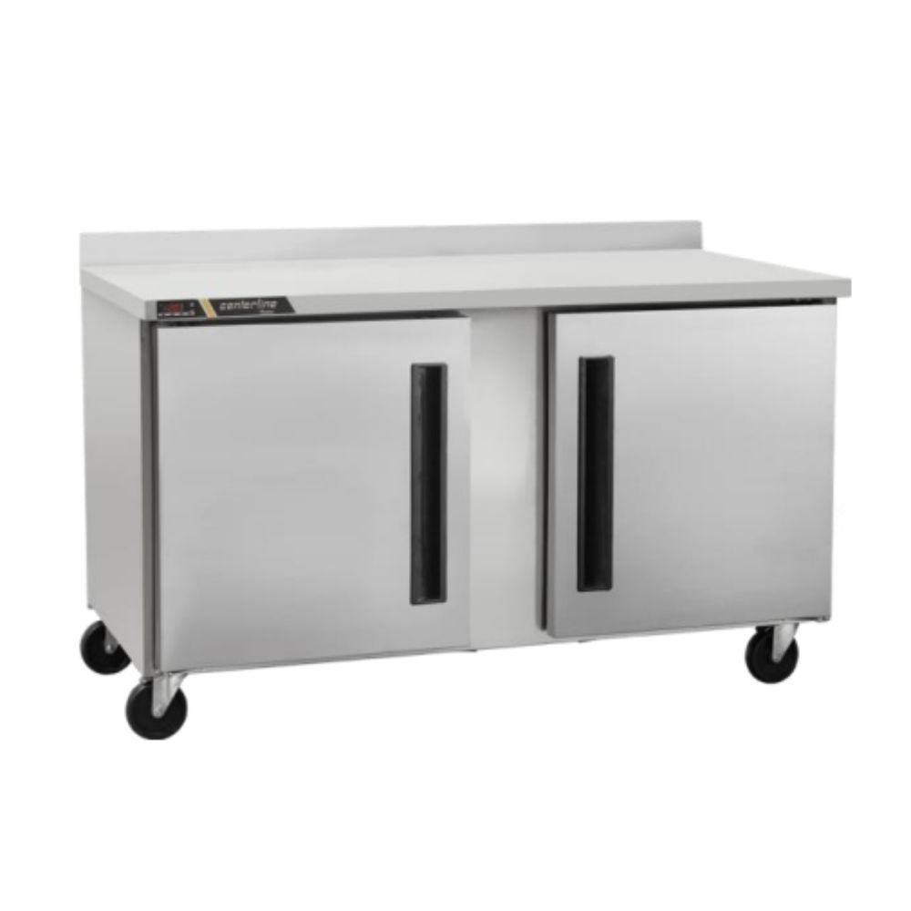 Centerline CLUC-60F-SD-WTLL 60” Congelador Bajo Barra Mesa Trabajo 2 Puertas Solidas Abertura Izquierda-Izquierda 152.9 cm -  - Centerline - King Star