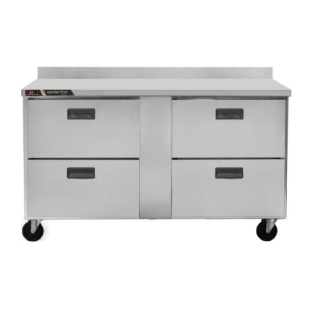 Centerline CLUC-60R-DW-WT 60” Refrigerador Bajo Barra Mesa Trabajo 4 Cajones 152.9 cm -  - Centerline - King Star