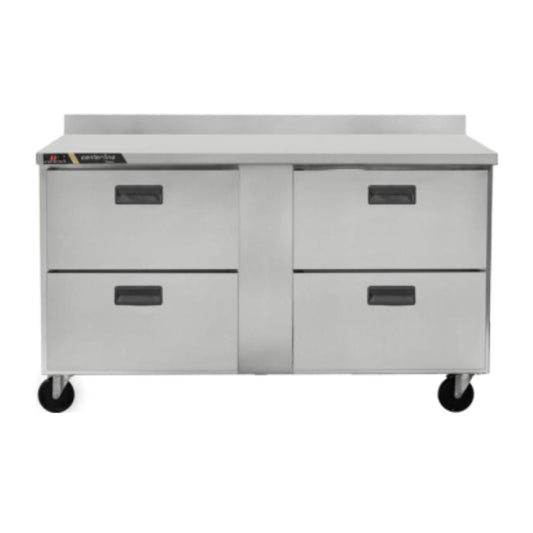 Centerline CLUC-60R-DW-WT 60” Refrigerador Bajo Barra Mesa Trabajo 4 Cajones 152.9 cm -  - Centerline - King Star