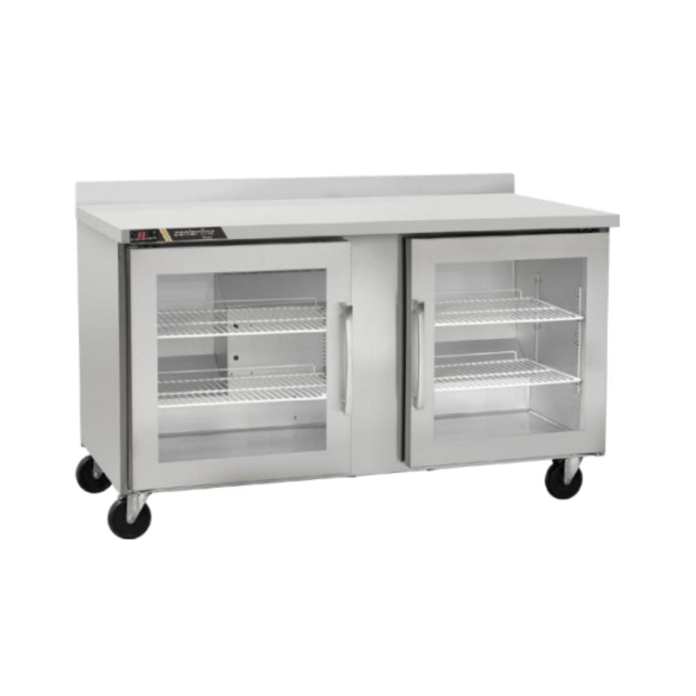 Centerline CLUC-60R-GD-WTRR 60” Refrigerador Bajo Barra Mesa Trabajo 2 Puertas Cristal Abertura Derecha Derecha 152.9 cm -  - Centerline - King Star