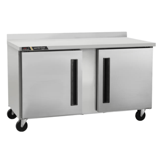 Centerline CLUC-60R-SD-WTRR 60" Refrigerador Bajo Barra Puertas Solidas Mesa de Trabajo Abertura Derecha -  - Centerline - King Star