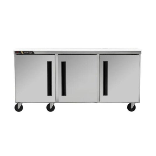 Centerline CLUC-72F-SD-RRR 72” Congelador Bajo Barra 3 Puertas Solidas Abertura Derecha Derecha 183.3 cm -  - Centerline - King Star