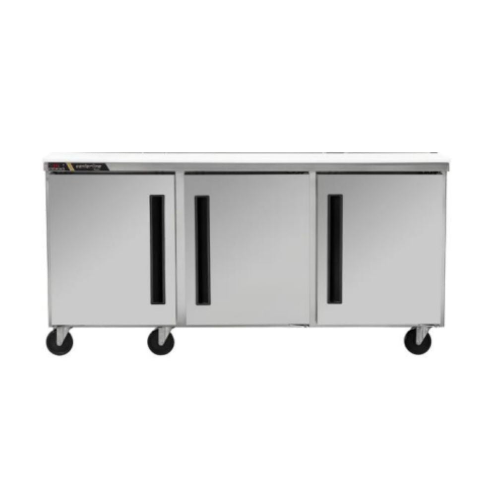 Centerline CLUC-72F-SD-LRR 72” Congelador Bajo Barra 3 Puertas Solidas Abertura Izquierda Derecha 183.3 cm -  - Centerline - King Star