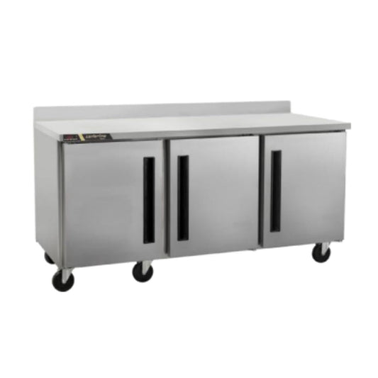 Centerline CLUC-72F-SD-WTLLL 72” Congelador Bajo Barra Mesa Trabajo 3 Puertas Solidas Abertura Izquierda Izquierda 183.2 cm -  - Centerline - King Star