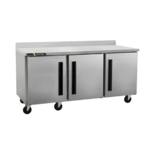Centerline CLUC-72R-SD-WTLRR 72” Refrigerador Bajo Barra Mesa Trabajo 3 Puertas Solidas Abertura Abertura Izquierda Derecha 183.2 cm -  - Centerline - King Star