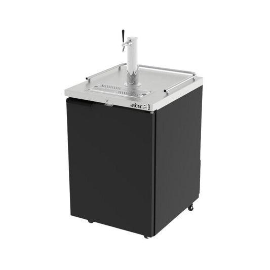 DISPENSADOR ASBER ADDC-23 HC/S-HC | Dispensador Refrigerado de Cerveza | Eléctrico | Acero Inoxidable | 1 Puerta | 1 Torre | 1 Grifo | Cervecería Bar Pubs | Eventos Corporativos Estadio Eventos Deportivos Bodas Antro Celebraciones Fiestas 