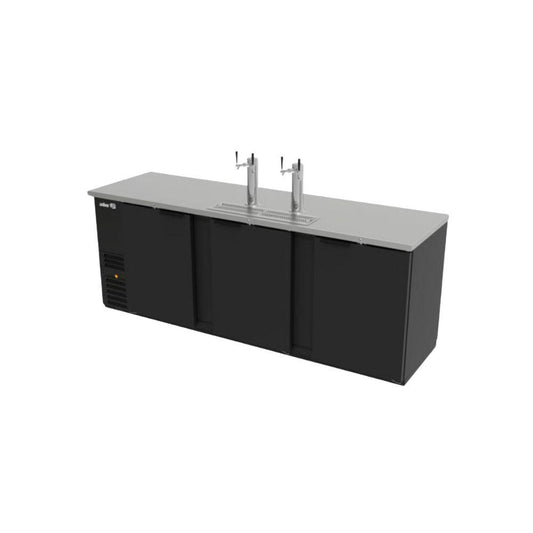 DISPENSADOR ASBER ADDC-94 HC | Dispensador Refrigerado de Cerveza | 3 Puertas | 5 Barriles | 4 Grifos | Eléctrico | Acero Inoxidable | Bares Restaurantes Celebraciones | Eventos Corporativos Estadio Eventos Deportivos Bodas Antro