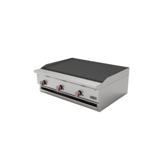 Drago AG-3-R Asador Gas Radiante Acero Inoxidable Asar Negocio Tostar Restaurante Cocina Comedor Industriales Asada Autoservicio Alta Cocina. Ideal para restaurante, cocina, industrial, tostar, abrasar, alta cocina, banquetes, alta cocina, negocio, cocinar, carne, res, puerco, pollo, hamburguesas, verduras, vegetales, elotes, barbecue, bbq, brochetas, carne asada, autoservicio, etc. King Star. Envíos seguros a todo México. Cotiza hoy mismo.