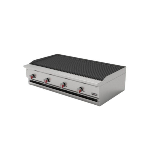 Drago AG-4-R Asador Gas Radiante Acero Inoxidable Asar Negocio Tostar Restaurante Cocina Comedor Industriales Asada Autoservicio Alta Cocina. Ideal para restaurante, cocina, industrial, tostar, abrasar, alta cocina, banquetes, alta cocina, negocio, cocinar, carne, res, puerco, pollo, hamburguesas, verduras, vegetales, elotes, barbecue, bbq, brochetas, carne asada, autoservicio, etc. King Star. Envíos seguros a todo México. Cotiza hoy mismo.