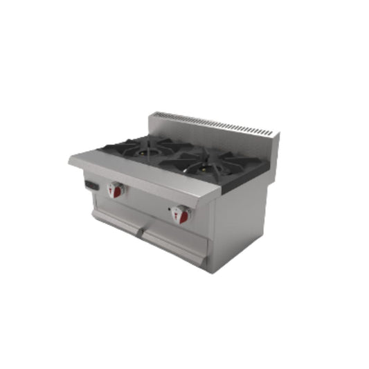 Drago CG-20-SLIM Parrilla 2 Quemadores Frente 61 cm Gas Acero Inoxidable -  - Drago - King Star