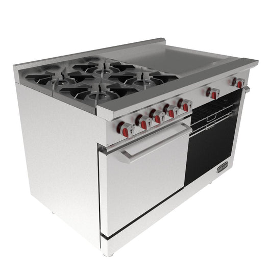 Drago CG-41 PD Estufa 4 Quemadores Horno Plancha Gratinador -  - Drago - King Star