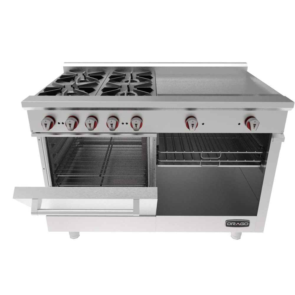 Drago CG-41 PD Estufa 4 Quemadores Horno Plancha Gratinador -  - Drago - King Star
