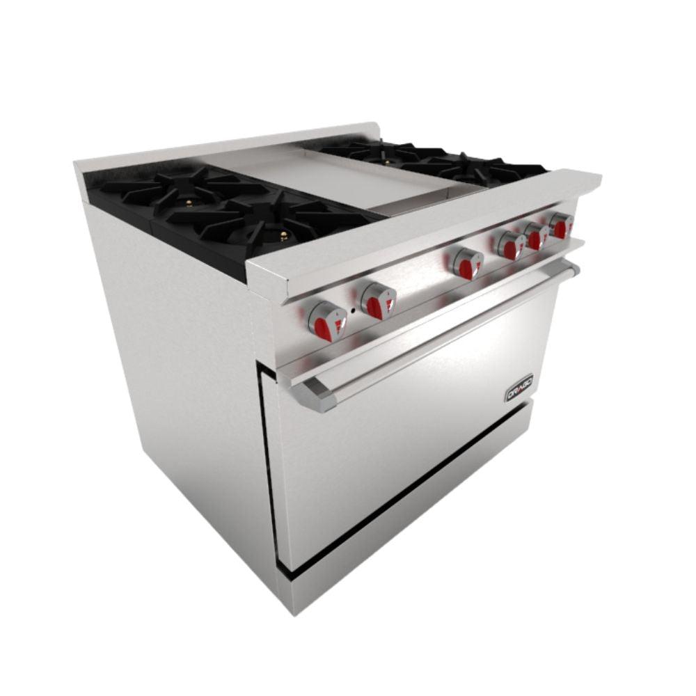 Drago CG-41P Estufa 4 Quemadores Horno Plancha -  - Drago - King Star