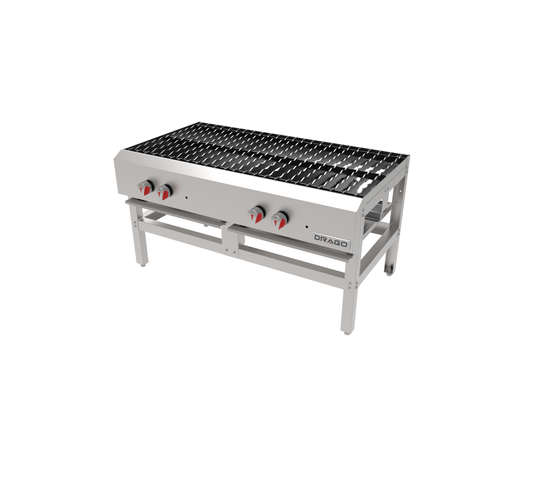 Drago EG-23 Estufon 2 Secciones Acero Inoxidable -  - Drago - King Star