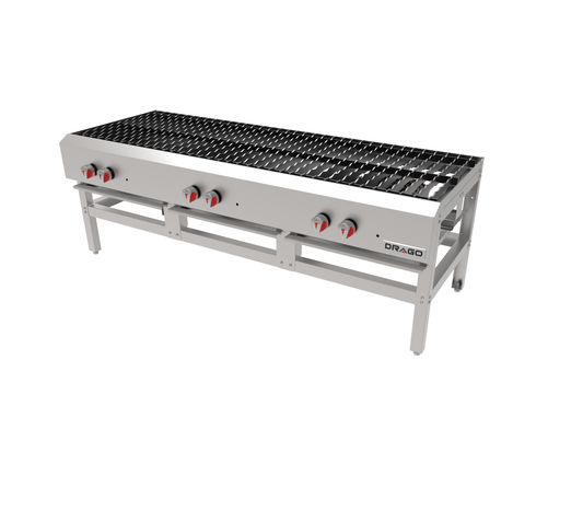 Drago EG-33A Estufon 3 Secciones Acero Aluminizado -  - Drago - King Star