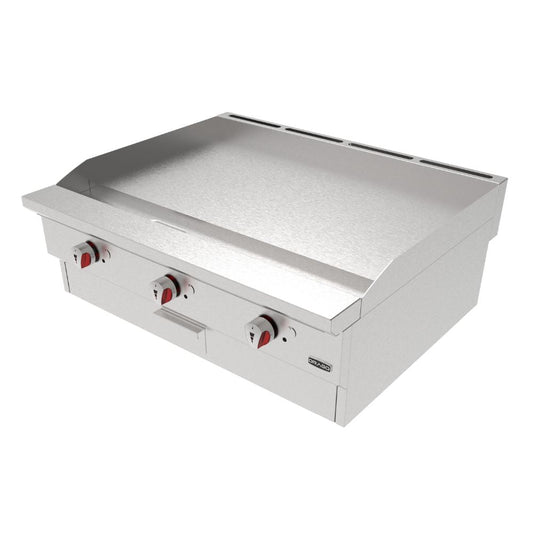Drago PG-3 Plancha 91.5 cm Gas 3 Controles Acero Inoxidable -  - Drago - King Star