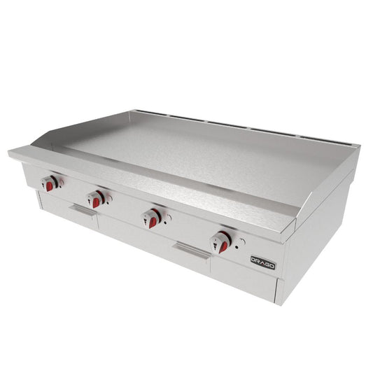 Drago PG-4 Plancha Frente 122 cm Gas 4 Controles Acero Inoxidable -  - Drago - King Star