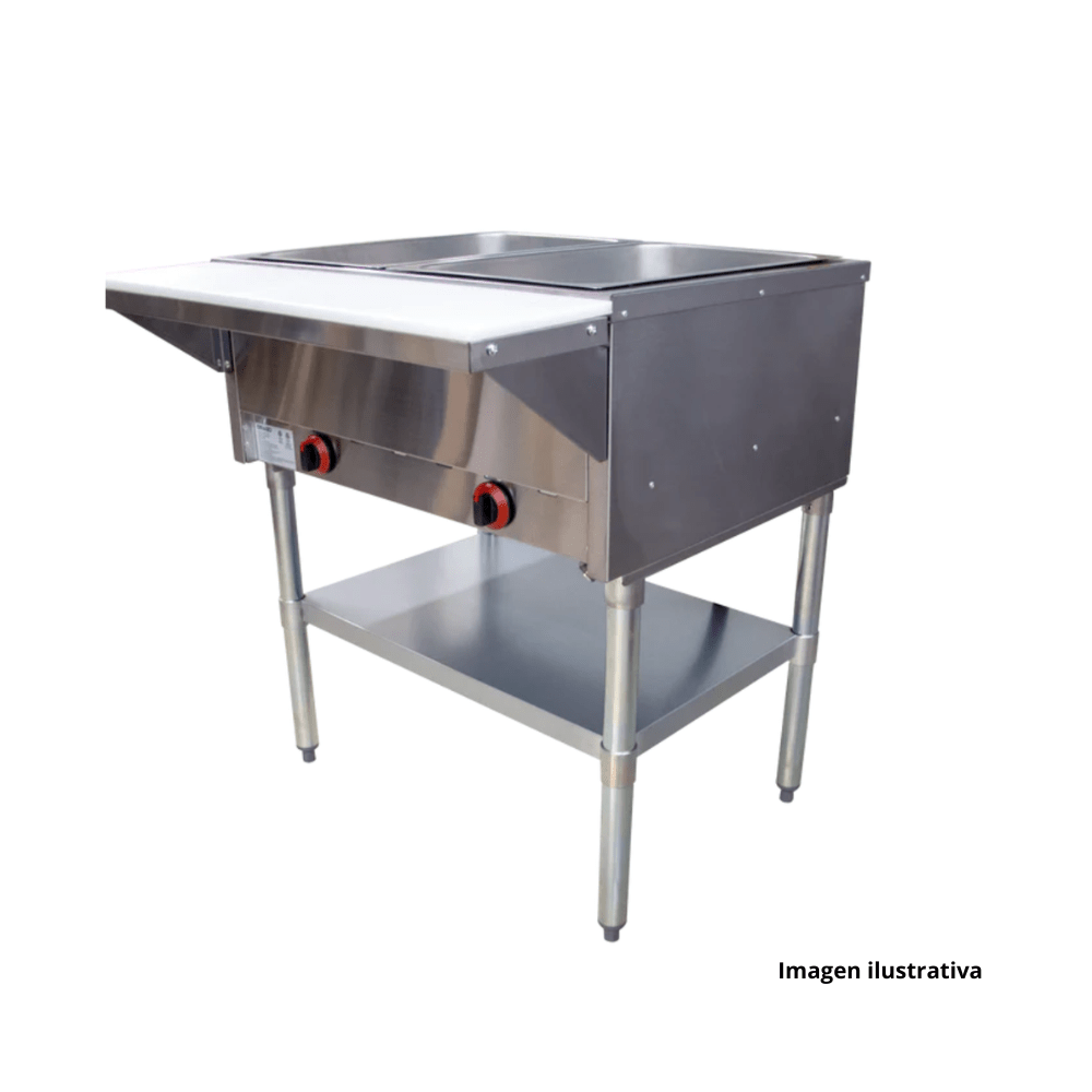 Drago BMG-4-LP-EG Baño Maria a Gas 4 Insertos - Baño María - Drago - King Star