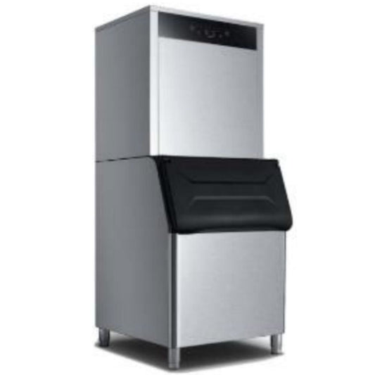 FABRICA DE HIELO MIGSA ZBX-350 | Máquina Fabricadora de Hielo Frappe | Producción 350 kg por Día |  Capacidad 180 kg | Restaurante Cafetería Hotel | Restaurante Oficina Refrigerar Congelar Cocina Comedor Cocina Industrial Conservar Fabricar Bar Restaurante Oficina
