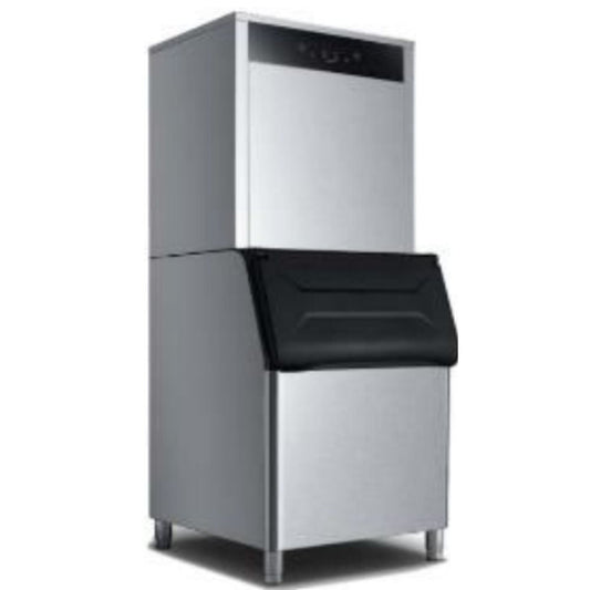 FABRICA DE HIELO MIGSA ZBX-160 | Máquina Fabricadora de Hielo Frappe | Producción 160 kg por Día |  Capacidad 105 kg | Restaurante Cafetería Hotel | Restaurante Oficina Refrigerar Congelar Cocina Comedor Cocina Industrial Conservar Fabricar Bar Restaurante Oficina