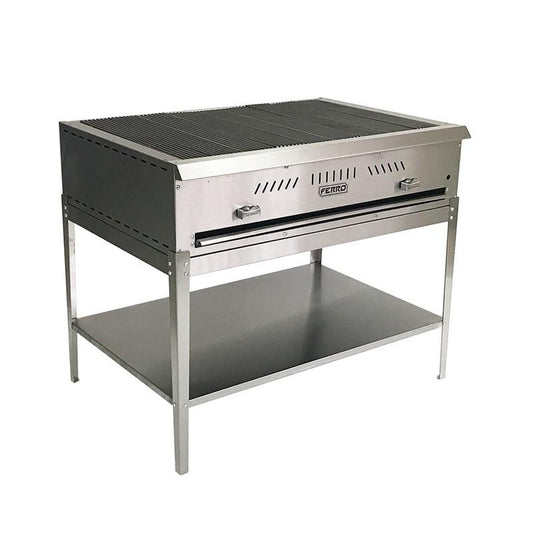 Ferro 16001001 Asador Gas Piedra Volcanica Acero Inoxidable Gris Asar Negocio Tostar Restaurante Cocina Comedor Industriales Asada Autoservicio Alta Cocina. Ideal para restaurante, cocina, industrial, tostar, abrasar, alta cocina, banquetes, alta cocina, negocio, cocinar, carne, res, puerco, pollo, hamburguesas, verduras, vegetales, elotes, barbecue, bbq, brochetas, carne asada, autoservicio, etc. King Star. Envíos seguros a todo México. Cotiza hoy mismo.