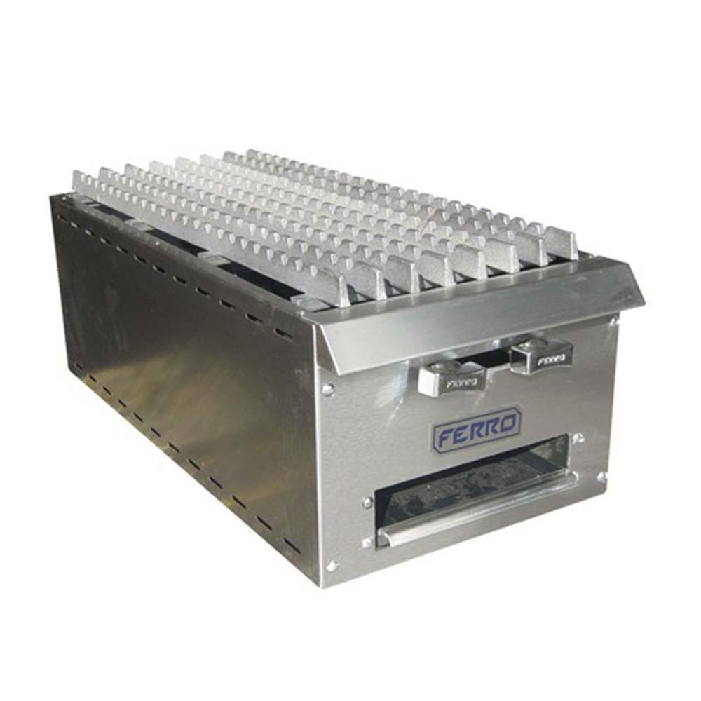 Ferro 16541003 Parrilla 2 Quemadores Lateral Acero Inoxidable - Parrilla - Ferro - King Star