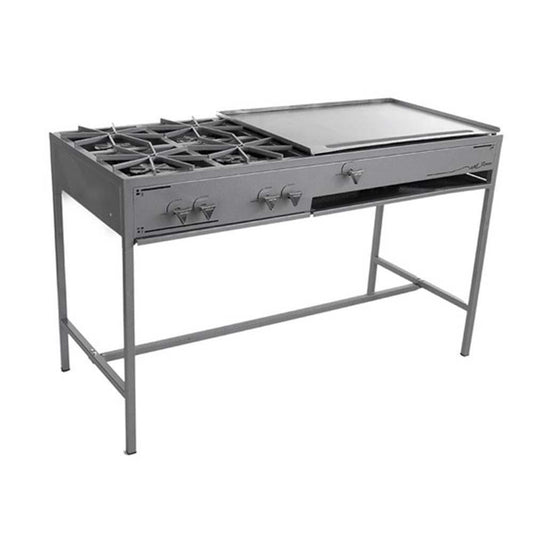 Ferro 16543013  Parrilla 4 Quemadores Plancha Gas LP - Parrilla - Ferro - King Star